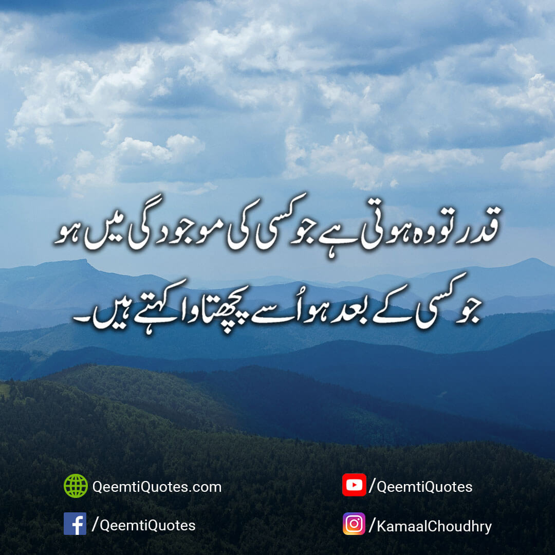 Most Valuable Urdu Quotes